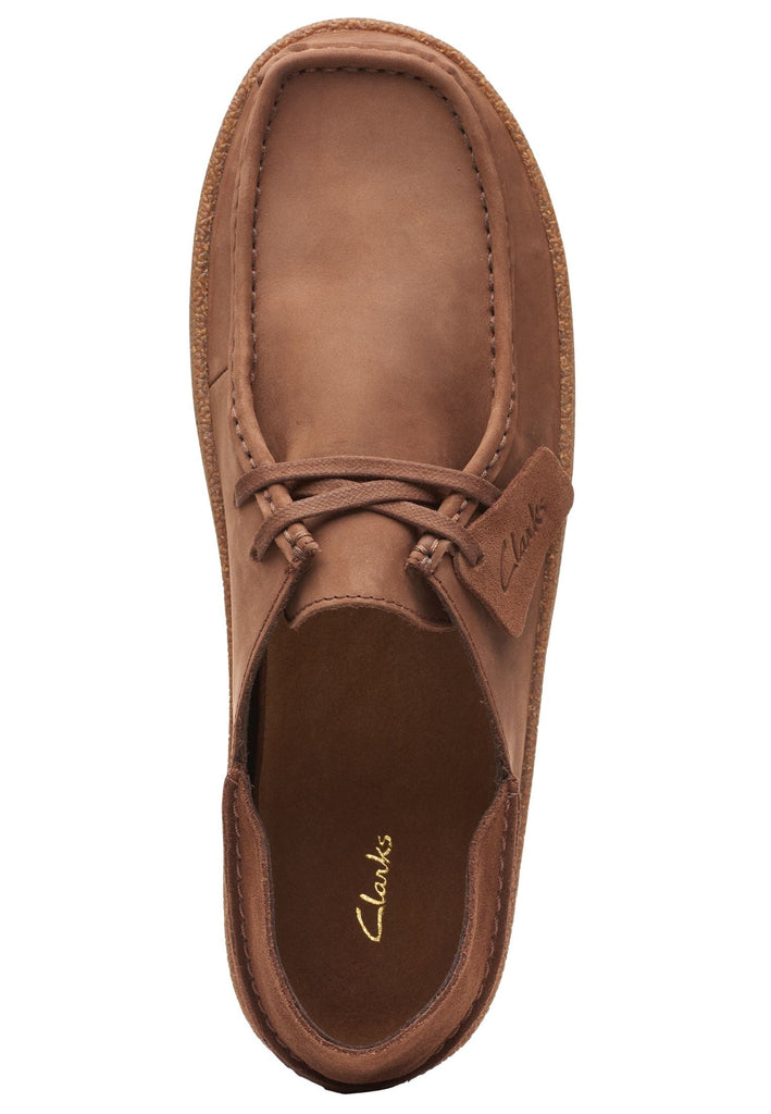 Clarks Halbschuhe Nubukleder Braun