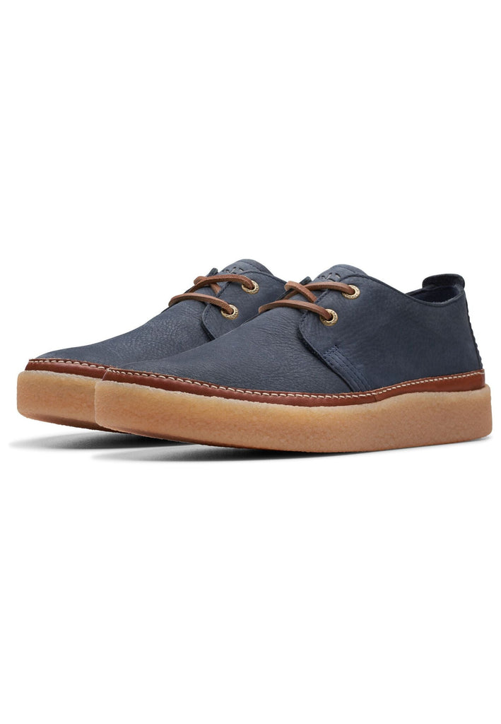 Clarks Halbschuhe Nubukleder Navy