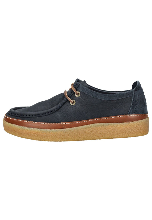 Clarks Halbschuhe Nubukleder Navy