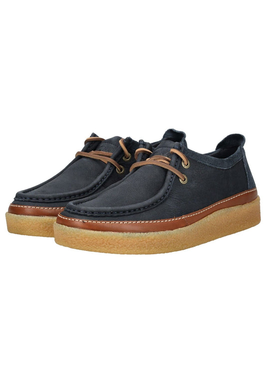 Clarks Halbschuhe Nubukleder Navy