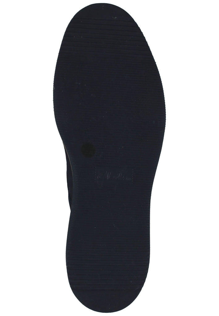 Clarks Halbschuhe Nubukleder Schwarz