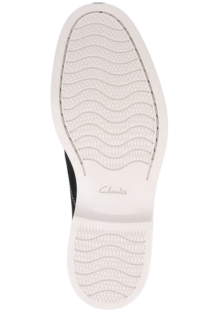 Clarks Halbschuhe Nubukleder Schwarz