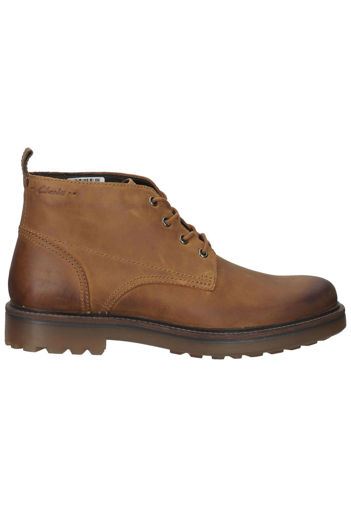 Clarks Halbschuhe Nubukleder Tan