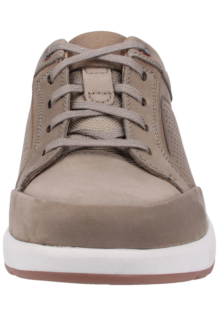 Clarks Halbschuhe Nubukleder Taupe