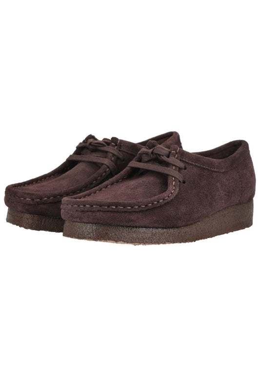 Clarks Halbschuhe Veloursleder Chocolate