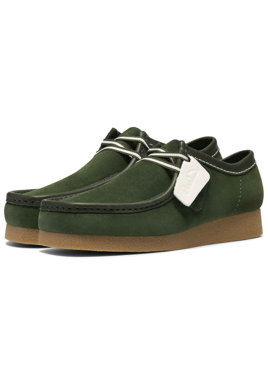 Clarks Halbschuhe Veloursleder Grün