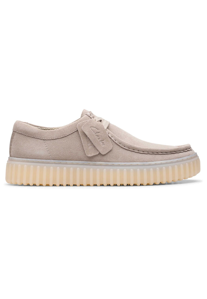 Clarks Halbschuhe Veloursleder Hellgrau