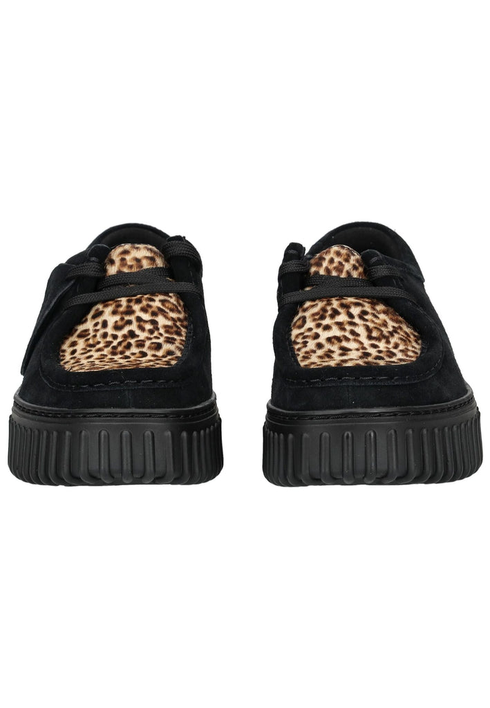 Clarks Halbschuhe Veloursleder Leopard