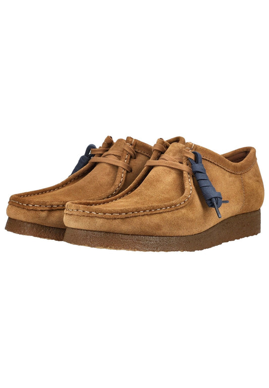 Clarks Halbschuhe Veloursleder Mittelbraun