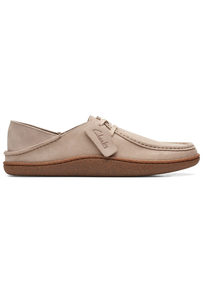 Clarks Halbschuhe Veloursleder Sand