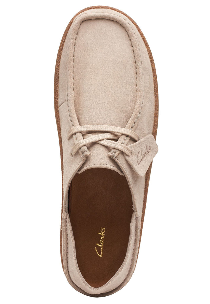 Clarks Halbschuhe Veloursleder Sand