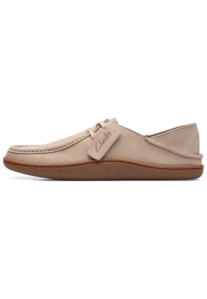 Clarks Halbschuhe Veloursleder Sand
