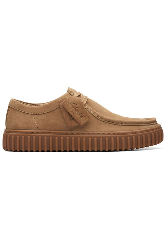 Clarks Halbschuhe Veloursleder Sand