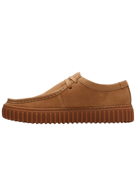 Clarks Halbschuhe Veloursleder Sand