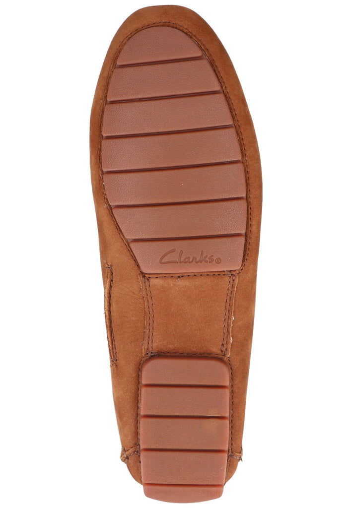 Clarks Mokassin Leder Tan