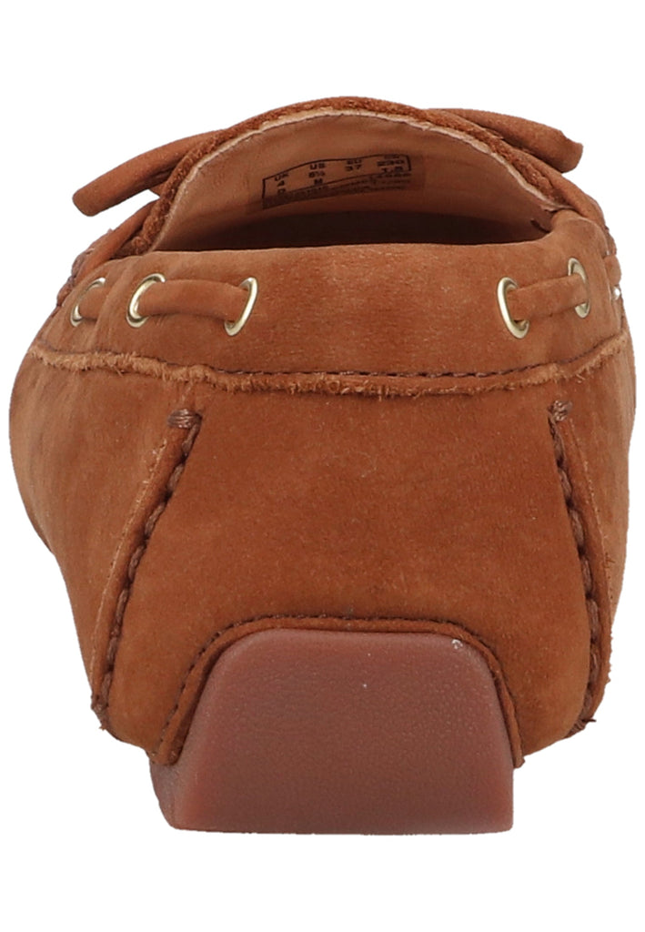 Clarks Mokassin Leder Tan