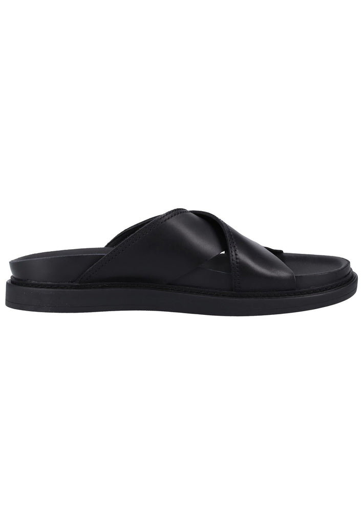 Clarks Pantoletten Leder Schwarz