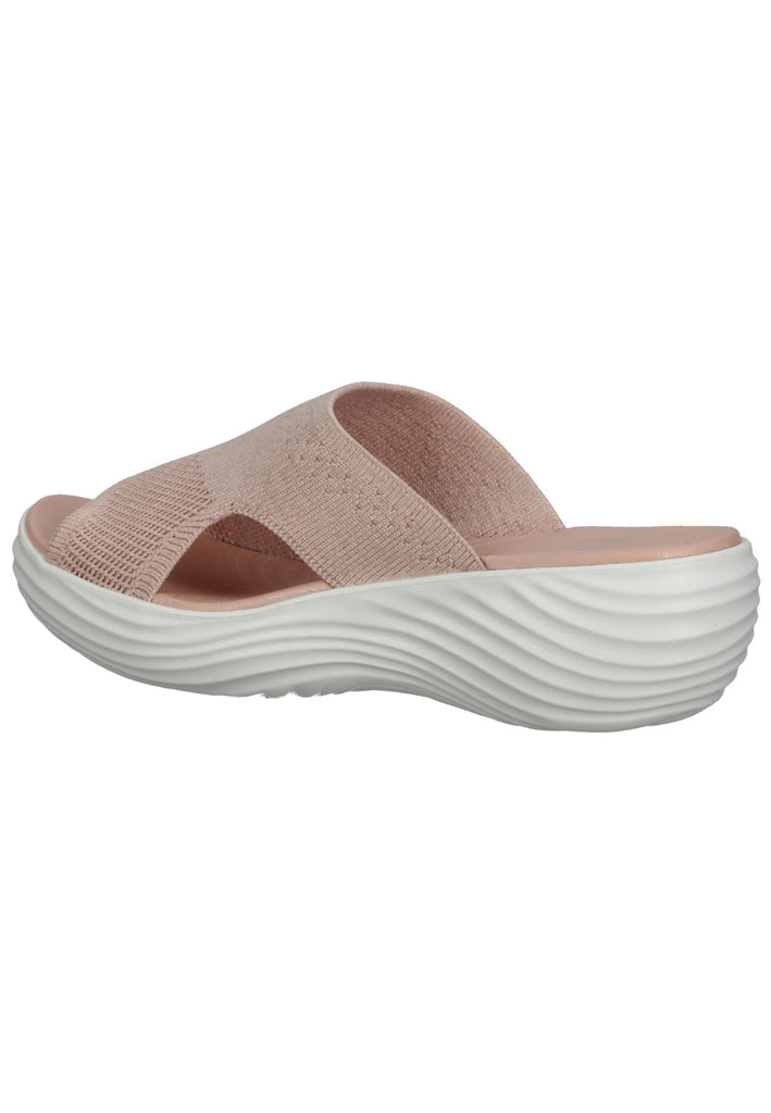 Clarks Pantoletten Textil Rosa