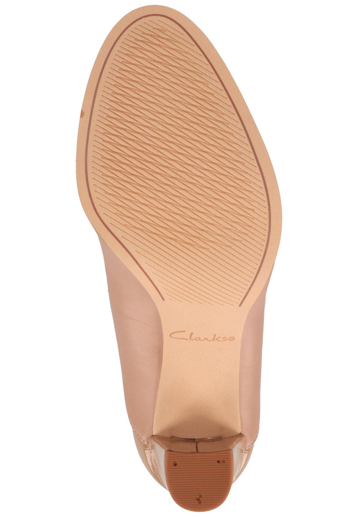 Clarks Pumps Leder Beige