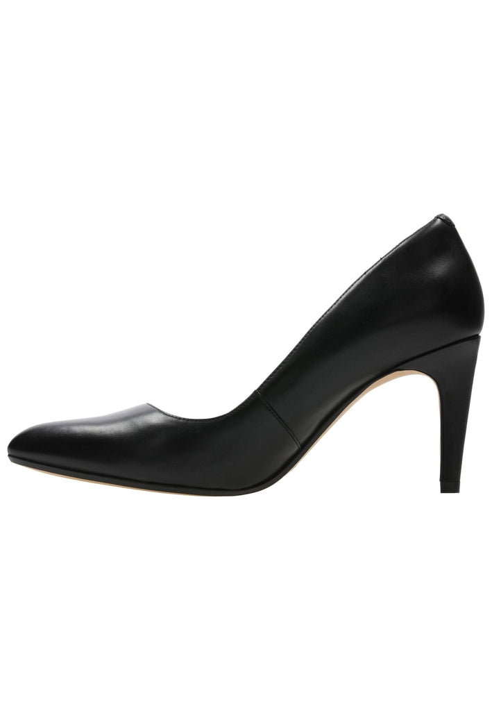 Clarks Pumps Leder Schwarz