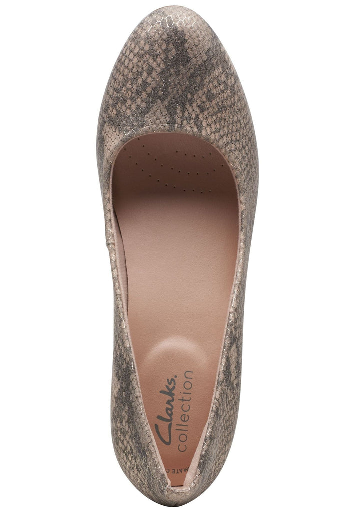 Clarks Pumps Textil Beige