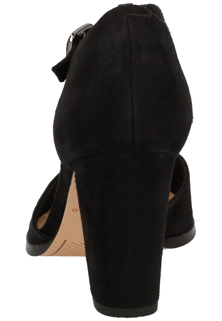 Clarks Pumps Veloursleder Schwarz