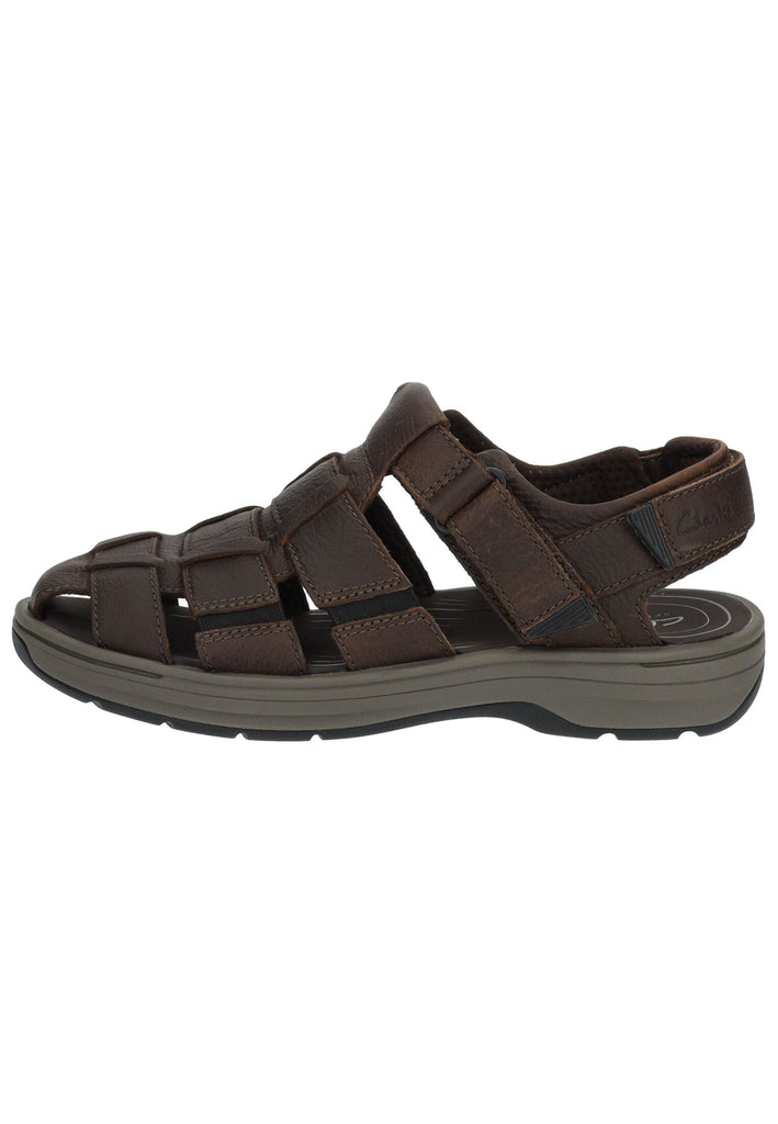 Sandalen Clarks Sandalen Leder Dunkelbraun