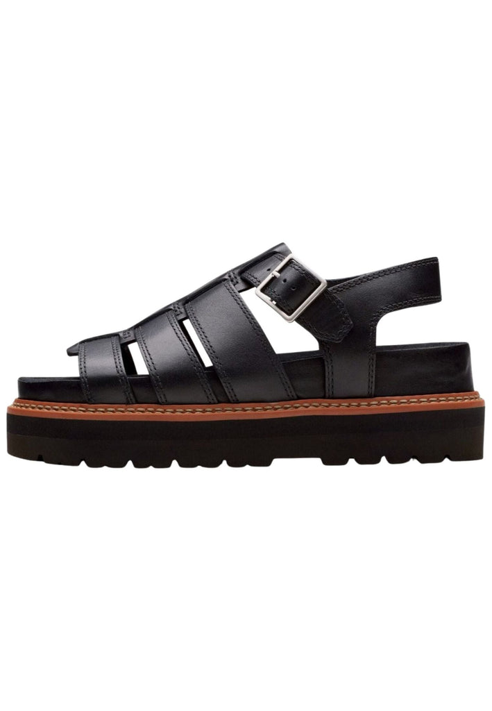 Sandalen Clarks Sandalen Leder Schwarz