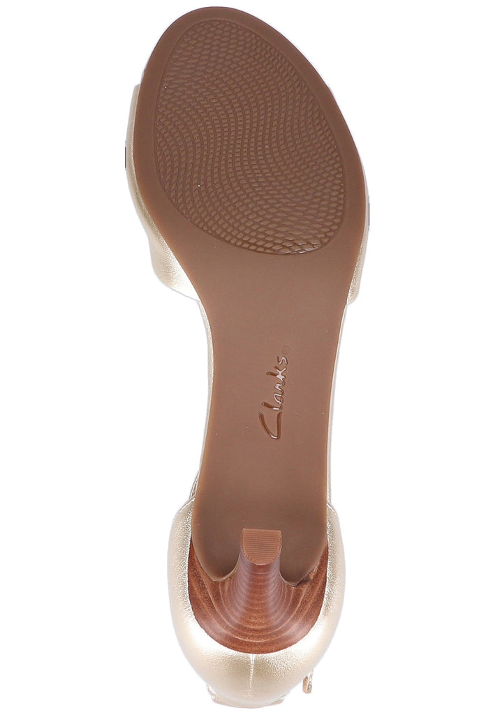 Clarks Sandalen Leder Champagne