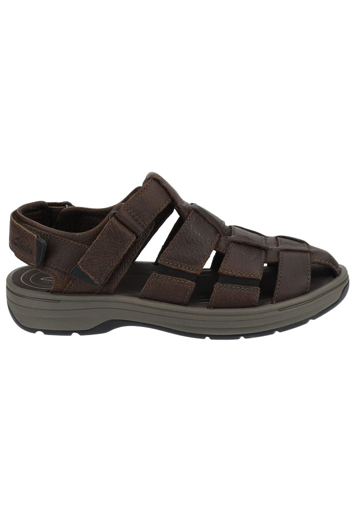 Clarks Sandalen Leder Dunkelbraun