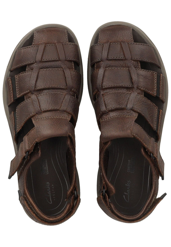 Clarks Sandalen Leder Dunkelbraun