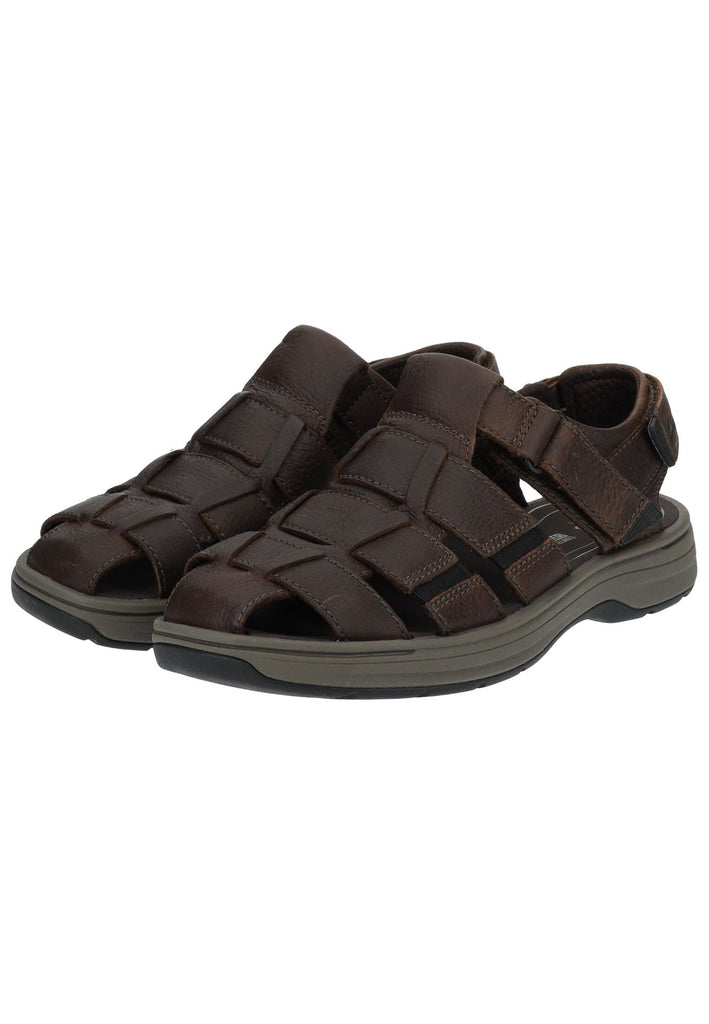 Clarks Sandalen Leder Dunkelbraun