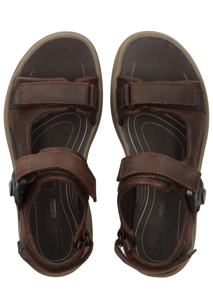 Clarks Sandalen Leder Dunkelbraun