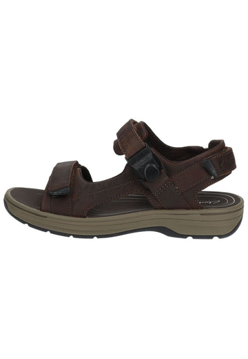 Clarks Sandalen Leder Dunkelbraun