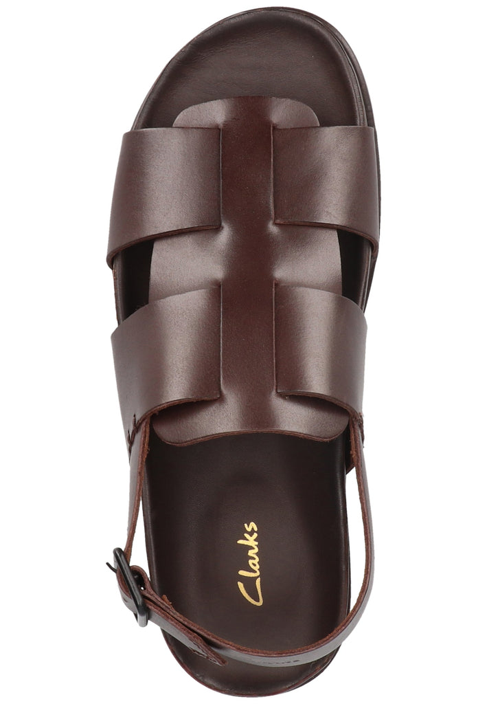 Clarks Sandalen Leder Dunkelbraun