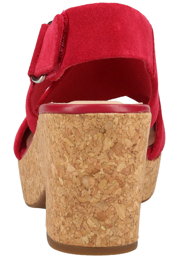 Clarks Sandalen Leder Fuchsia