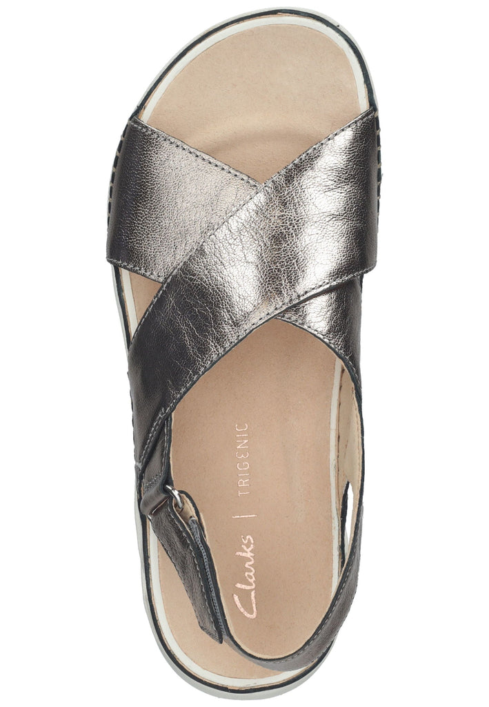 Clarks Sandalen Leder Gold