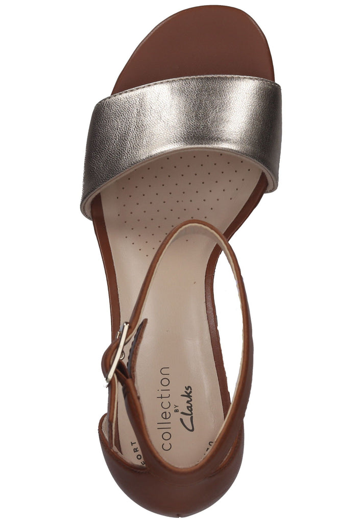 Clarks Sandalen Leder Mittelbraun