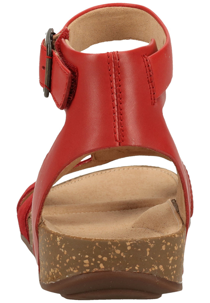 Clarks Sandalen Leder Rot