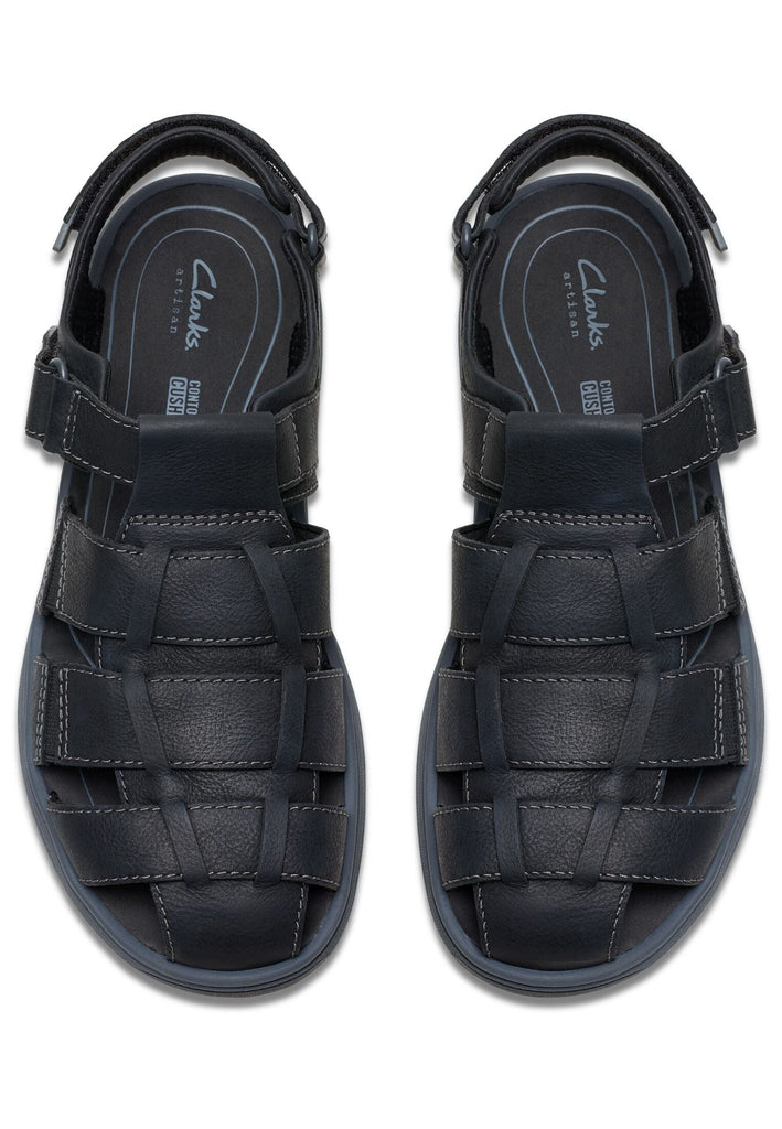Clarks Sandalen Leder Schwarz
