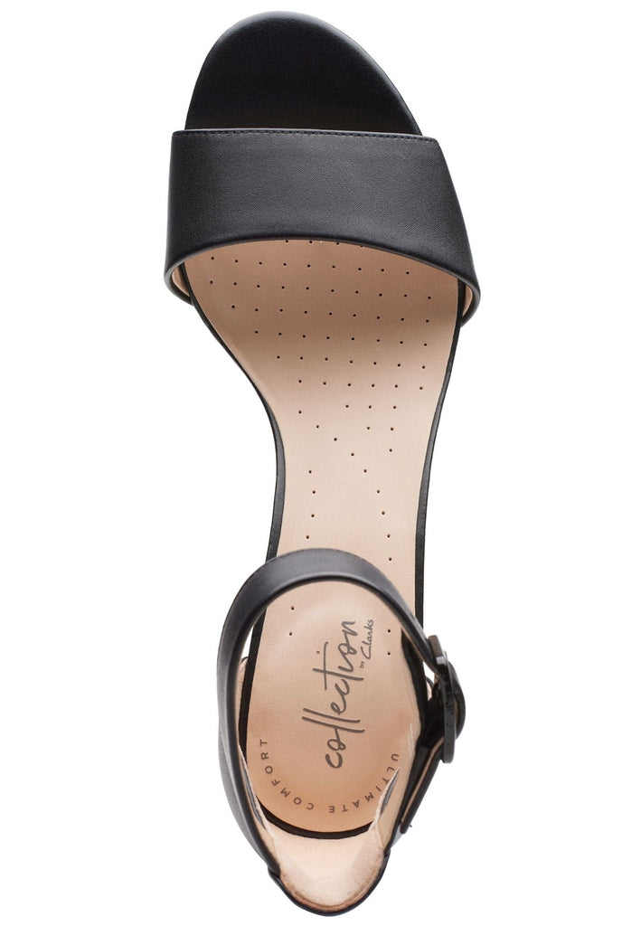 Clarks Sandalen Leder Schwarz