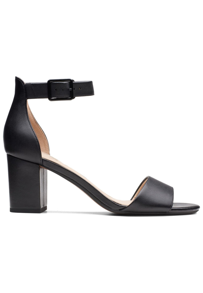 Clarks Sandalen Leder Schwarz