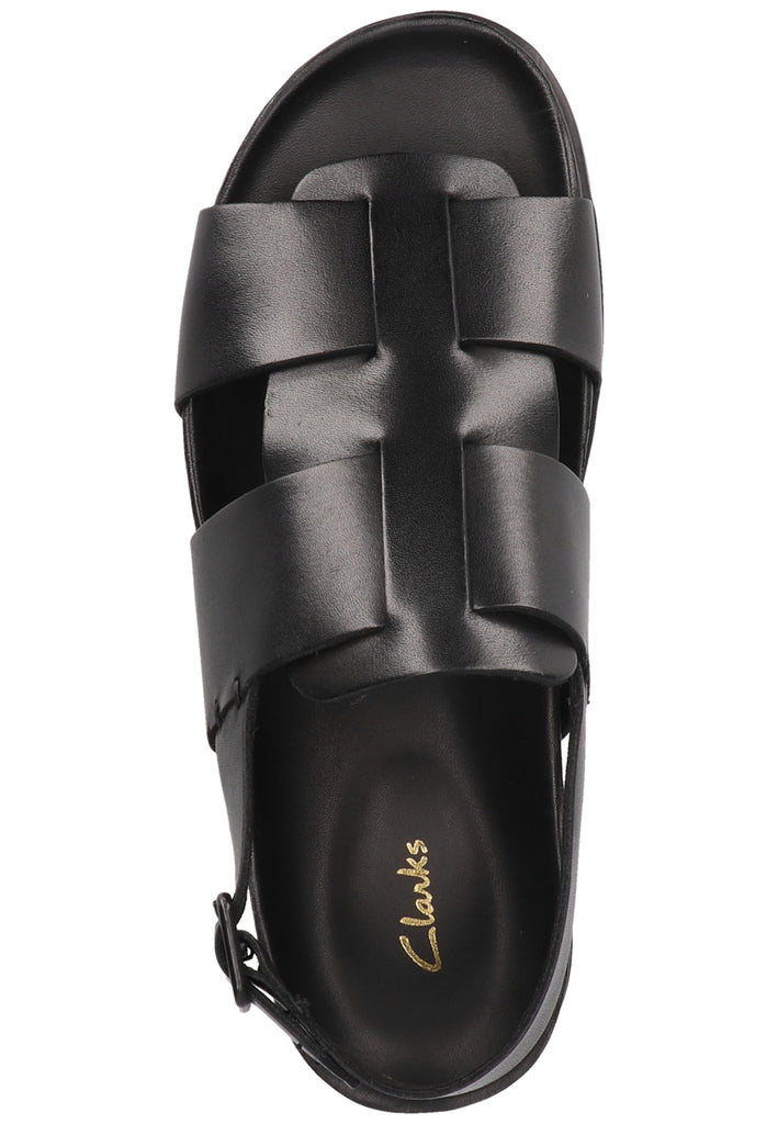 Clarks Sandalen Leder Schwarz