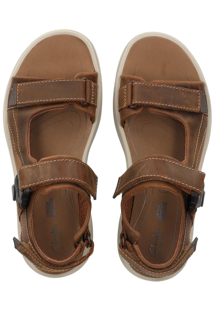 Clarks Sandalen Leder Tan