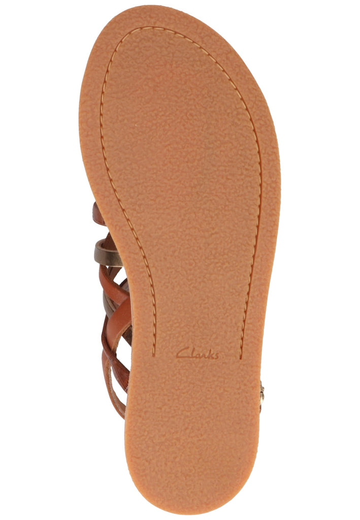 Clarks Sandalen Leder Tan