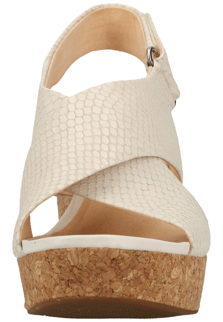 Clarks Sandalen Leder Weiß