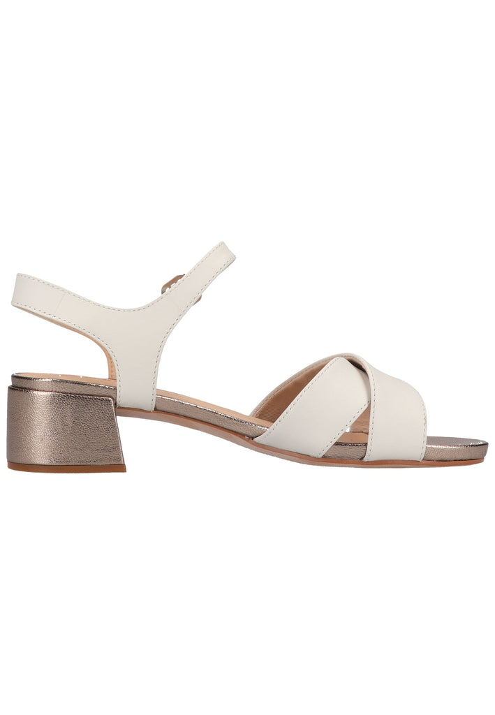 Clarks Sandalen Leder Weiß