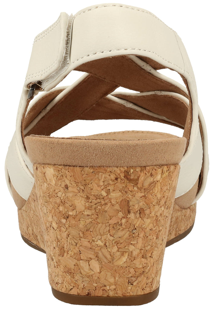 Clarks Sandalen Leder Weiß