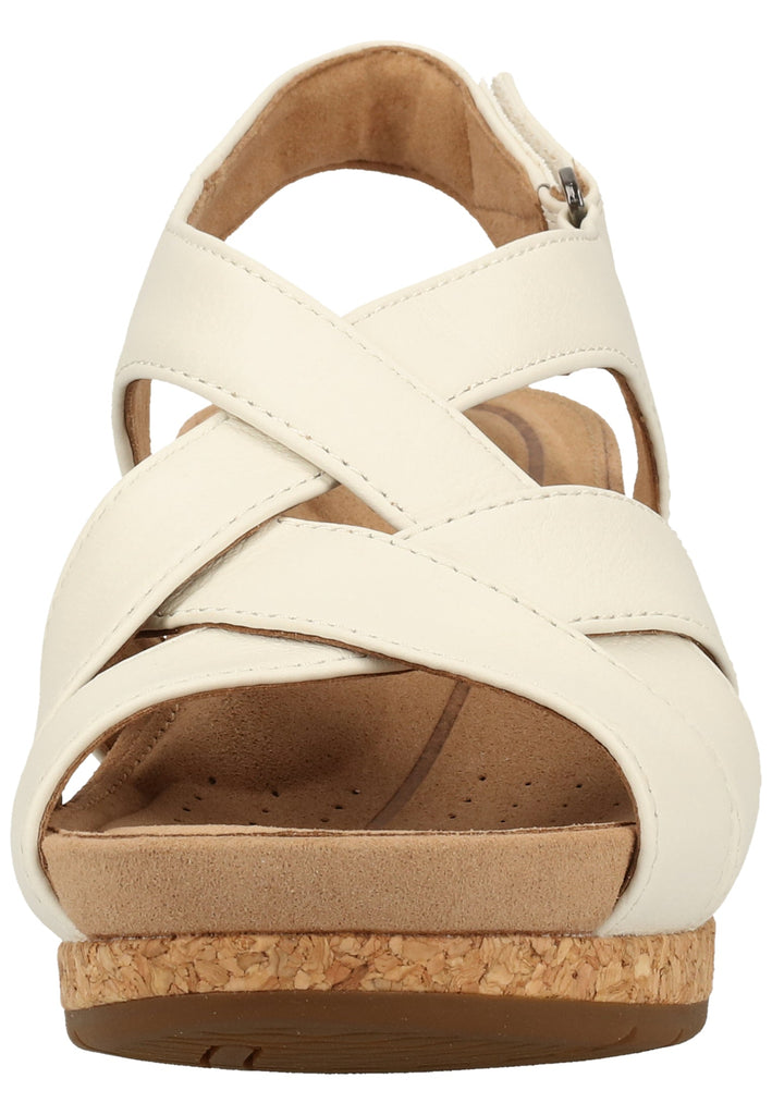 Clarks Sandalen Leder Weiß