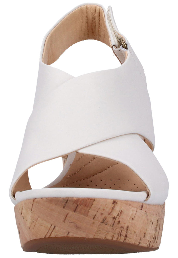 Clarks Sandalen Leder Weiß